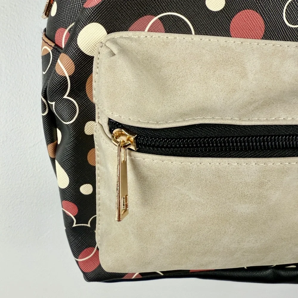 Disney Mickey Mouse‎ NWOT Mini Backpack with Ears - multicolor, Loungefly Style.